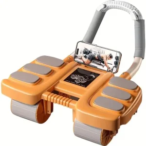 Automatic Rebound Ab Roller with Elbow Support