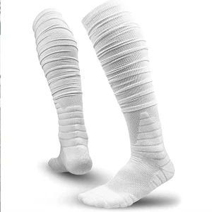 1 Pairs Scrunch Football Socks Non Slip