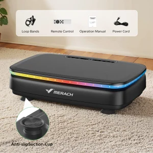 Vibration Plate Exercise Machine with Light Whole Body Workout
