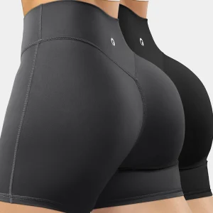 Summer Women's High-Waist Breathable Yoga Shorts