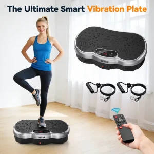 Calorie Tracking Vibration Plate Power Machine 120 Adjustable Speed Levels