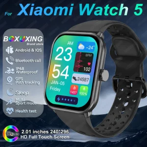 Display Heart Rate Bluetooth Call GPS Track Waterproof Sports Smart Watch