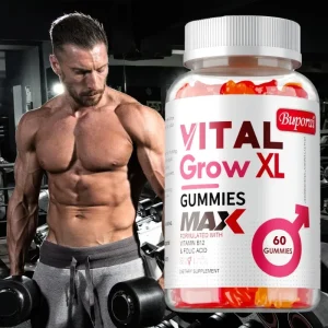 Vital Grow XL Male Gummies - Promotes Muscle Growth and Recovery,